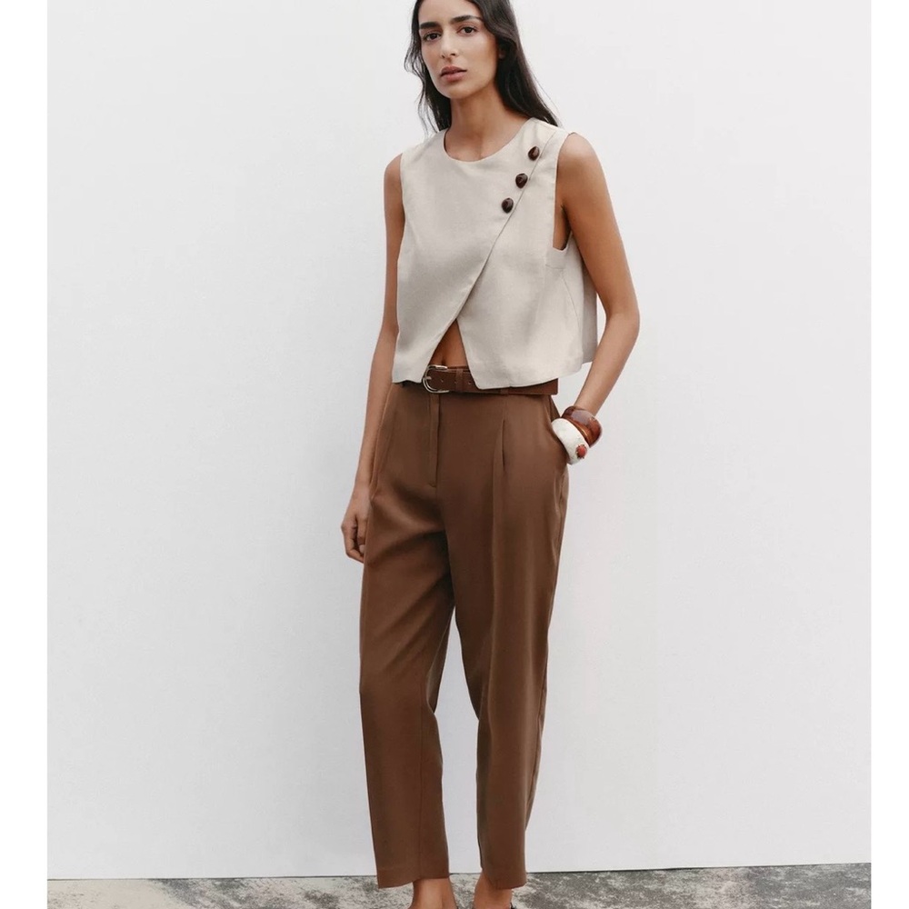 Zara Pants with Belt